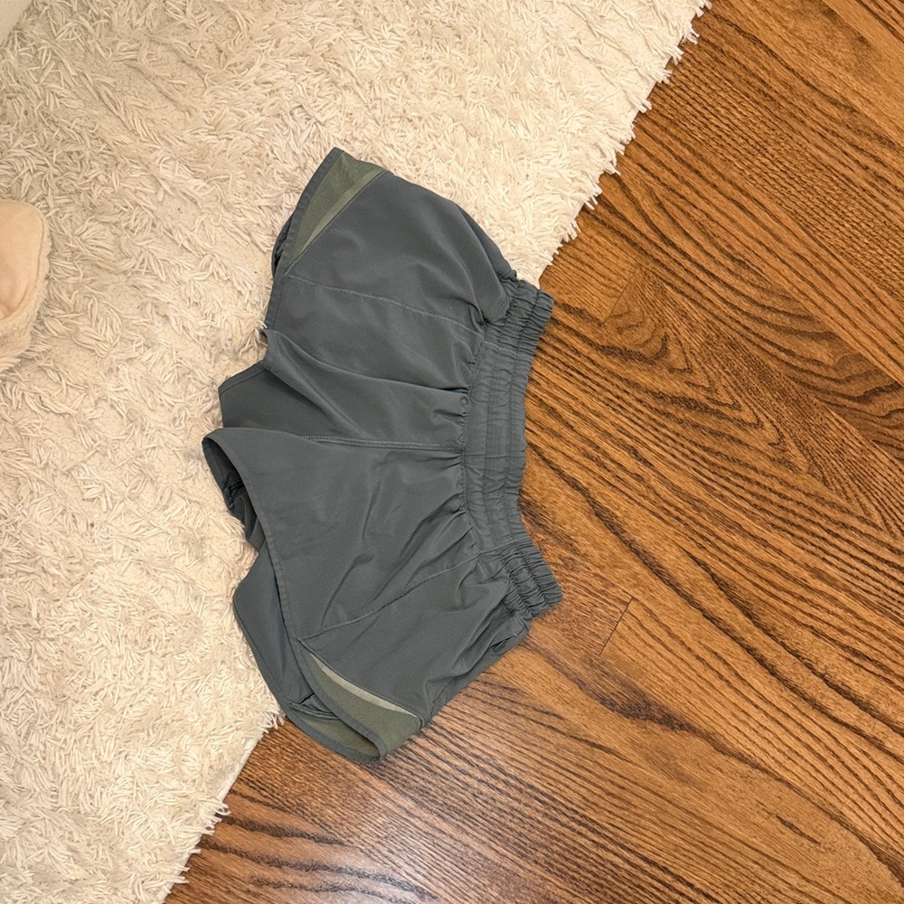 Lululemon Athletica Dark Gray Athletic Shorts
